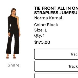 black jumpsuit